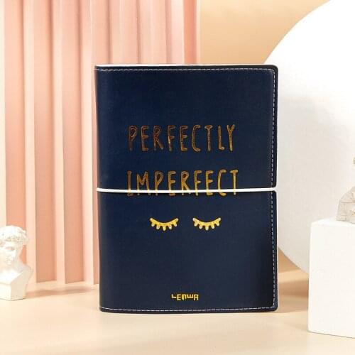 Small Fresh Hand Book Gift Box Leather PU Loose-leaf Student Diary Notebook Set