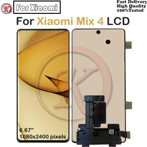 For Xiaomi Mi Mix 4 LCD Display Screen + Touch Screen Digitizer Assembly Replacement For Xiaomi Mix 4 Display