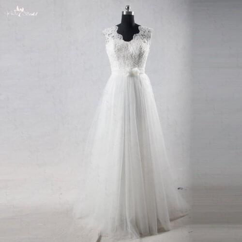 RSW1063 Yiaibridal Elegant Real Job Lace Corset Top Vestido De Noiva Simples