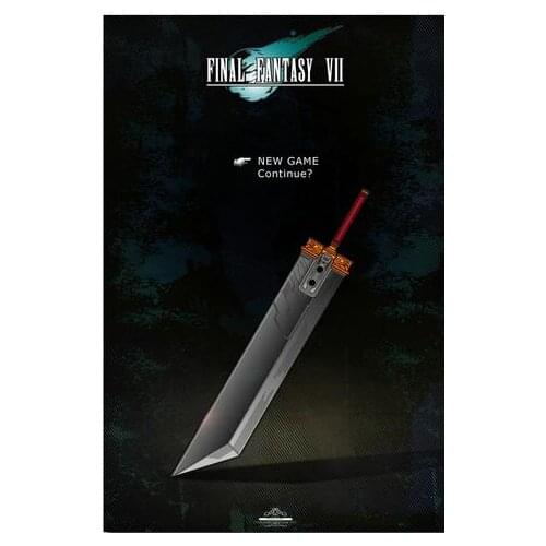 Final Fantasy VII Game Art Film Print Silk Poster Home Wall Decor 24x36inch