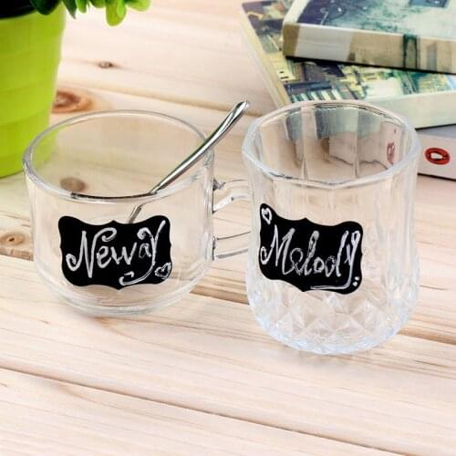 JX-LCLYL 36pcs Creative Chalkboard Blackboard Craft Stickers Jar Label Tags Kitchen Decor