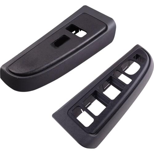 LHD Car Front Dark Pewter Power Window Switch Bezel 89045128 89045120 Fit For Cadillac Escalade Chevy Avalanche GMC Sierra