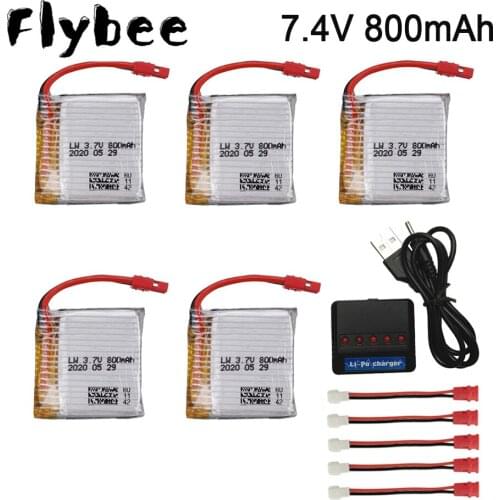 Upgrade 3.7V 800mAh lipo battery and charger for SYMA X26 X26A X21 X21W drone RC quadcopter spare parts 3.7V Drone battery