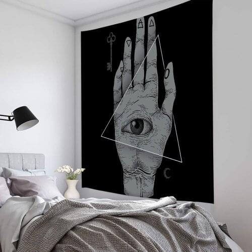 Myth Illustration Style Tarot Tapestry Creative Dark Witchcraft Room Headboard Arras Carpet Astrology Blanket Home Decoration