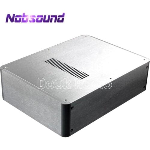 Nobsound Border-radius Aluminum Chassis Headphone Amp Case Preamp House DAC Box DIY
