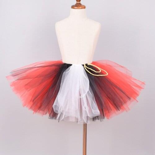 2019 New Ringmaster Girl Fluffy Tutu Skirt Baby Girls Birthday Party Tutus Cake Smash Kids Dance Performance Costume 0-12Y