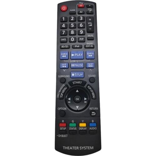 New remote control for panasonic home theater DVD system N2QAKB000075 sc-btx 75 sc-btt196 controller