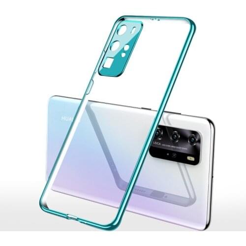 Transparent Plating TPU Phone Case For Huawei Honor 20 View 30 Pro 9X 20S 30S Y9S 2019 P20 P30 Lite P40 Pro Nova 5T Cover Coque