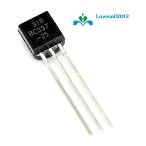 50PCS BC337 BC337-25 NPN TO-92 500MA 45V Transistor