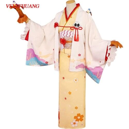 VEVEFHUANG Anime! Toilet-Bound Hanako-kun NingNing Yugi Amane Yahiro Nene Gorgeous Kimono Uniform Cosplay Costume Halloween Suit