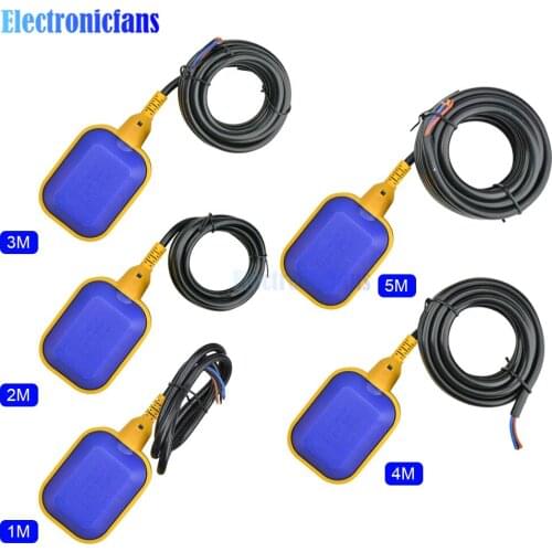 250V-380V 1M 2M 3M 4M 5M Float Switch Cable Type Square Water Level Switch Water Level Controller Float Level Contactor Sensor