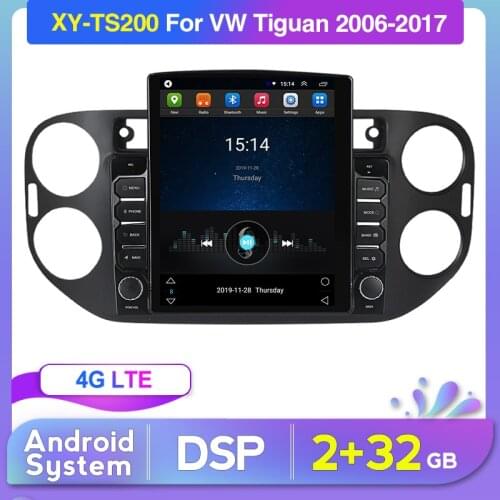 Car Radio For VW/Volkswagen Tiguan 2006-2017 Android System Autoradio Multimedia GPS support DVR Camera RAM Carplay 2GB ROM 32GB