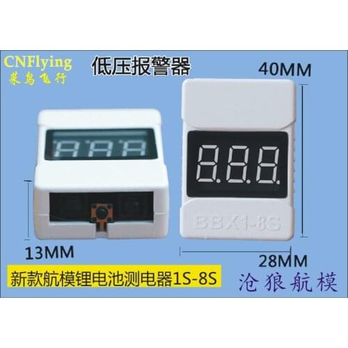 FREE SHIPPING RC MODEL racing airplane boat PART -- Low Voltage Buzzer Alarm Lipo Battery Voltage Indicator Checker Tester(2PCS)