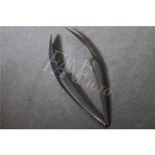 Carbon Fiber Headlight Cover Eyebrows Eyelids for Mazda 6 Mazda6 Atenza 2013-2019