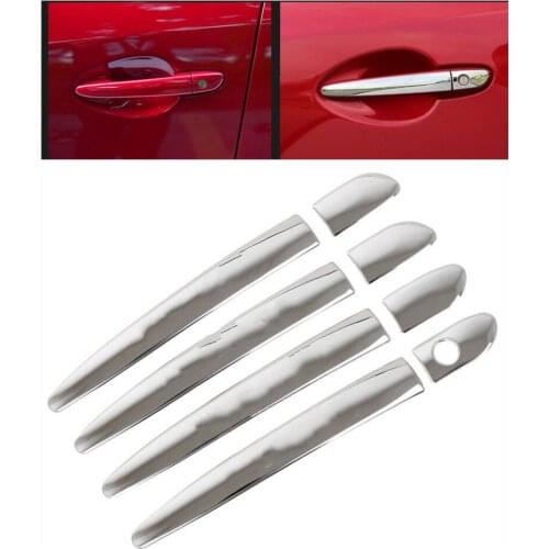 For Mazda CX-9 CX9 CX 9 MK2 2016 2017 2018 Stainless Steel Car Door Handle Cover Trim Sticker Car Accessories Styling