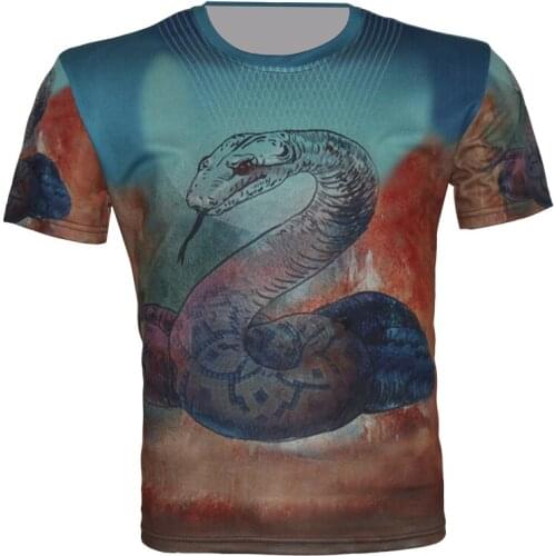 Joyonly Boys/girlss 3d T-shirt Cartoon Lovely Animal Snake Printed T shirts 2018 Summer Children Casual Clothing Tops 4-20 Year