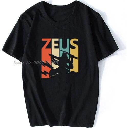 Men T-shirt Vintage 1970s Greek God Zeus Tshirt Women T Shirt Men Cotton O-neck T Shirt Hip Hop Tees Tops Harajuku