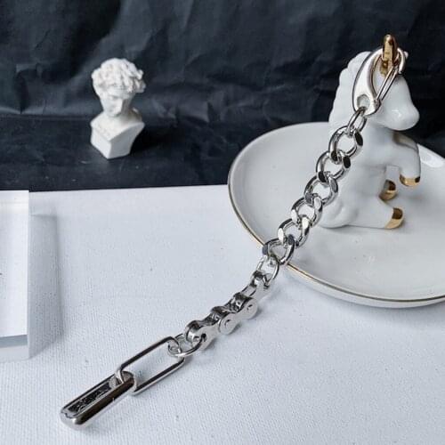 Gothic Geometric Chain Necklace Charm Choker Punk Bracelet Bangle Jewelry