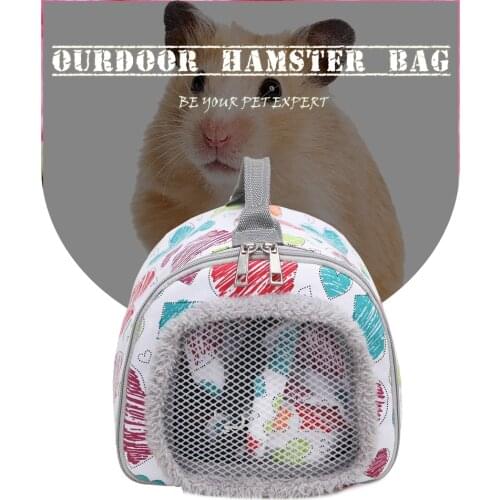 Canvas Soft Hole Hamster Cage Cute Fleece Cat Hammock Cat House Sleeping Mat Low Price Indoor Beds Cat Cages