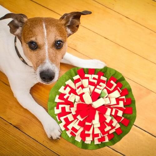 Dog Snuffle Mat Puzzle Toys Increase IQ Slow Dispensing Feeder Pet Cat Puppy Training Games FeedingFeeding Food Intelligence Toy