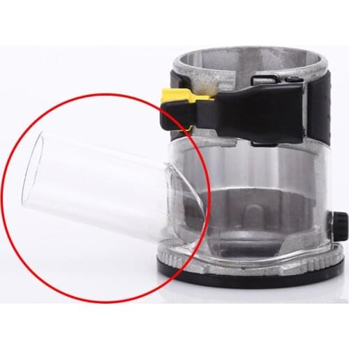 1 Pcs Dust Hood Cover Transparent Plastic For Aluminum Alloy Base Trimming Machine Accessories Woodworking Tools Parts