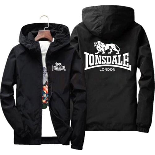 LONSDALE Summer Hip-Hop Street Men’s Fashion Trend Sportswear Men’s And Women’s Casual Jogging UV-Proof And Rain-Proof Students