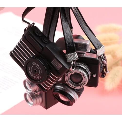 Fashion Retro Mini Doll Accessories Digital Camera Dollhouse Miniature Decoration Toy For Children Gift