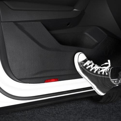 Car Door Anti-kick Pads For Kia Sportage R 2019 2020 Accessories 2015 2018 Interior Car Decoration Leather Anti-dirty Styling