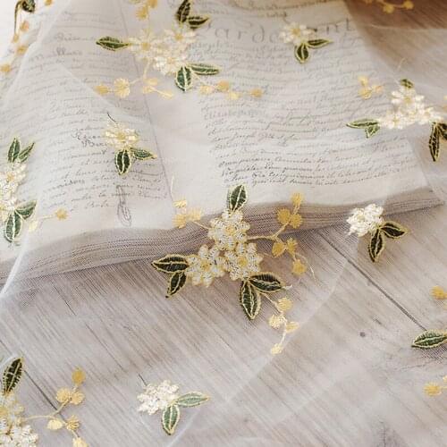 Garment diy 130cm Width lace fabric for dressmaking crafts materials fabrics sewing fabric curtains decor Wedding tulle lace