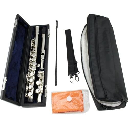 Popular grade 16 closed hole Nickel plated flute