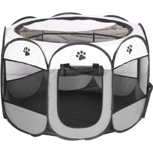 Practical Portable Pet Playpen Dog Playpen Foldable Pet Exercise Tents Dog Kennel House Playground for Puppy Dog Cat Bunny
