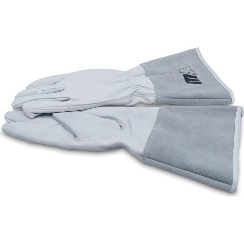 Work Gloves Top Grain Goatskin TIG Leather Welding Gloves Working Safety Protective Garden Sports MOTO Wear-resisting Gloves