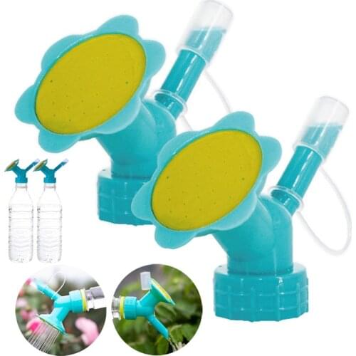 Gardening Sprinkler Portable Watering Can Nozzle Indoor 2In1 Plastic Sprinkler Irrigation Shower Head Garden Tool