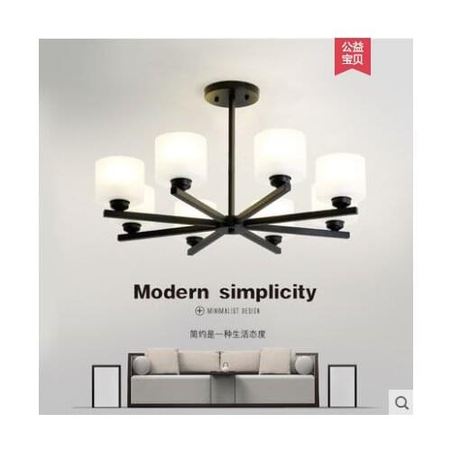 Nordic chandelier simple modern living room home fashion simple European bedroom creative personality restaurant lighting