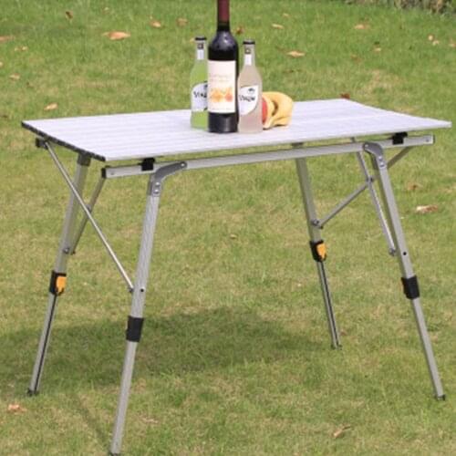 Outdoor Folding Table Camping Aluminium Alloy Picnic Table Waterproof Durable Folding Table Desk For Beach table