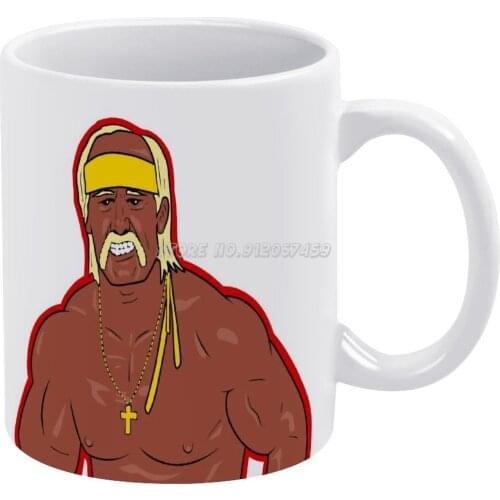 Old Coffee Mugs Ceramic Personalized Mugs 11 Oz White Mug Tea Milk Cup Drinkware Travel Mug Old Wrestler Legend Wrestling