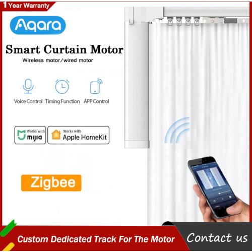 Aqara Curtain Motor Track Controller Zigbee Wifi Work For Gateway Hub Smart Home homekit Mijia MiHome Automatic Remote Control