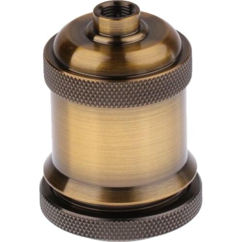 Vintage E27 lamp holder metal retro DIY lamp base without cables and