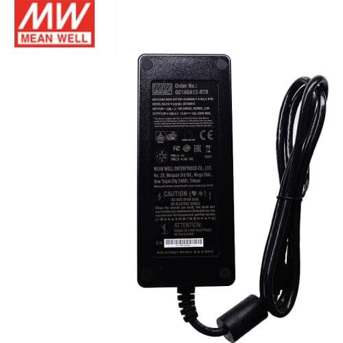 MEAN WELL GC160A24-R7B 160W 5.89A 27.2V Battery Charger for lead-acid/Li-ion battery 2 stage charging 4pin power din Connector