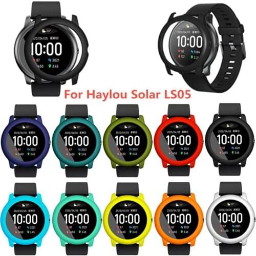 Haylou Solar LS05 Protective Cases Smart Watch Hard PC Frame Shell Bumper Cover for Xiaomi Haylou Solar LS05 Watch Case