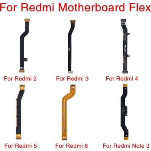 1pcs New Main Motherboard LCD Display Connector Flex Cable Replacement Parts For Xiaomi Redmi 2 3S 4A 4X 5A 6 Plus Pro