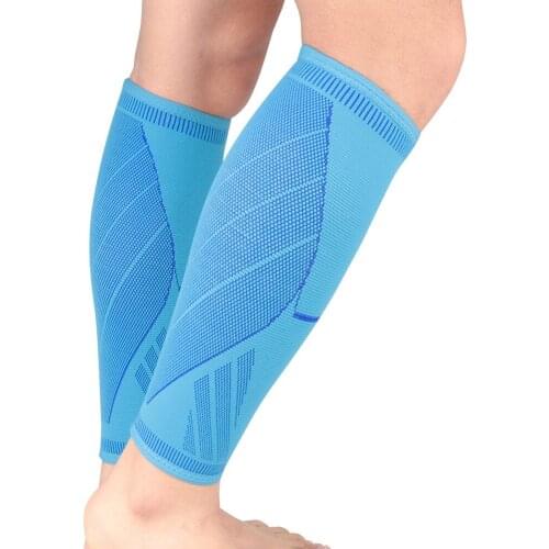 1pc Anti-slip Gym Compression Knitted Knee Protector Fitness Running Basketball Football Leg Sleeve Cover Support Brace