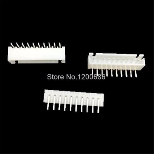 100 piece XH 2.54 10-Pin Connector Right angle socket plug Male connector