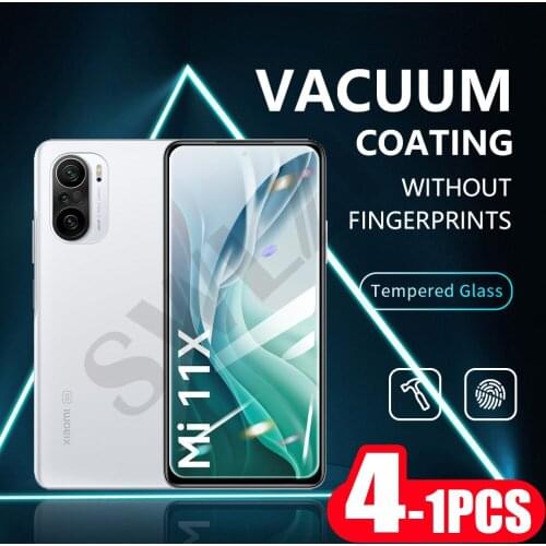 4-1pcs 9H protective film for xiaomi note 10 lite pro on the tempered glass smartphone phone screen protector