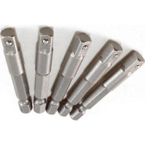 5x 1/4 *2 Socket Adapter Hex Shank Kit For Impact Driver Bit Cordless Drills