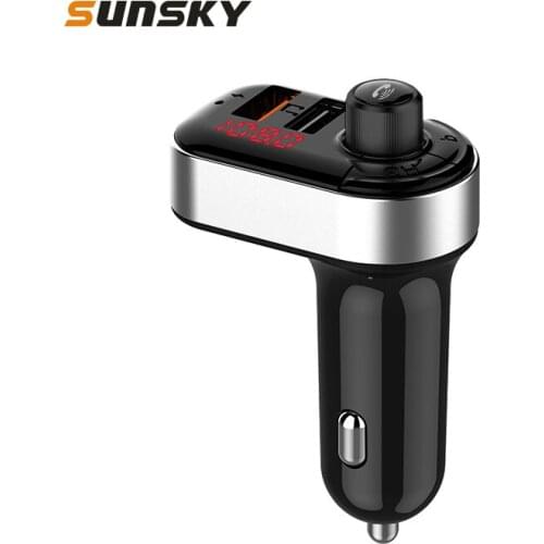C7 Car Charger Smart Dual USB Multifunctional Car Charger Bluetooth Kit Music Player