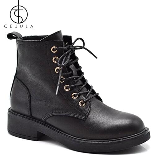 NEW Women' Boots Casual Shoes Female Fashion Boots Lace Up High Leisure Women Vulcanize Shoes Platform