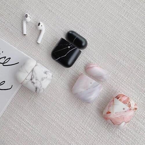 Case For Original Apple Airpods Case Marble Cute Cover For Apple Airpods Case Accessories Headphone Air Pods Case Box Coque