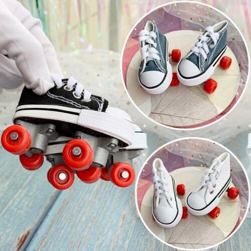 D03-P527 children toy BJD DD SD MSD 1/6 1/4 1/3 dolls Photo props Accessoriess Universal skates 1pair
