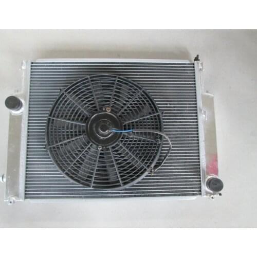 Aluminum Radiator + Fan For BMW E36 M3 / Z3 /325TD /320 323 328 Manual 1992-1999 1992 1993 1994 1995 1996 1997 1998 1999